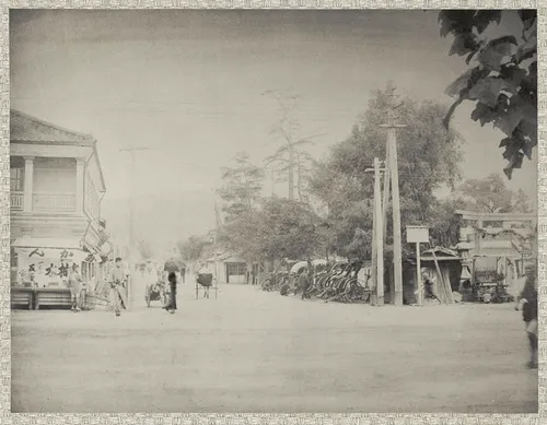 明治初期の三宮神社前
