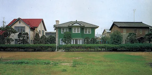 深江文化村に建ち並ぶ洋館