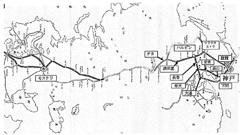 ユダヤ難民ヨーロッパから日本への行路