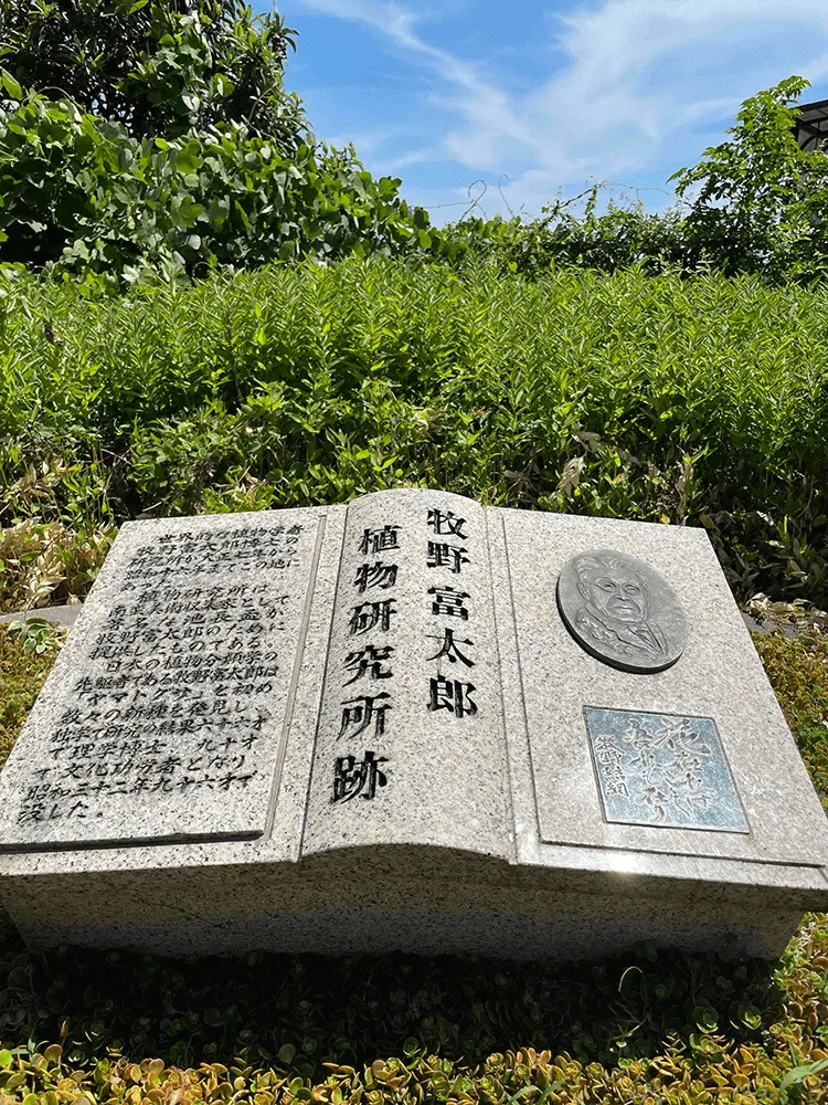 植物研究所跡の碑