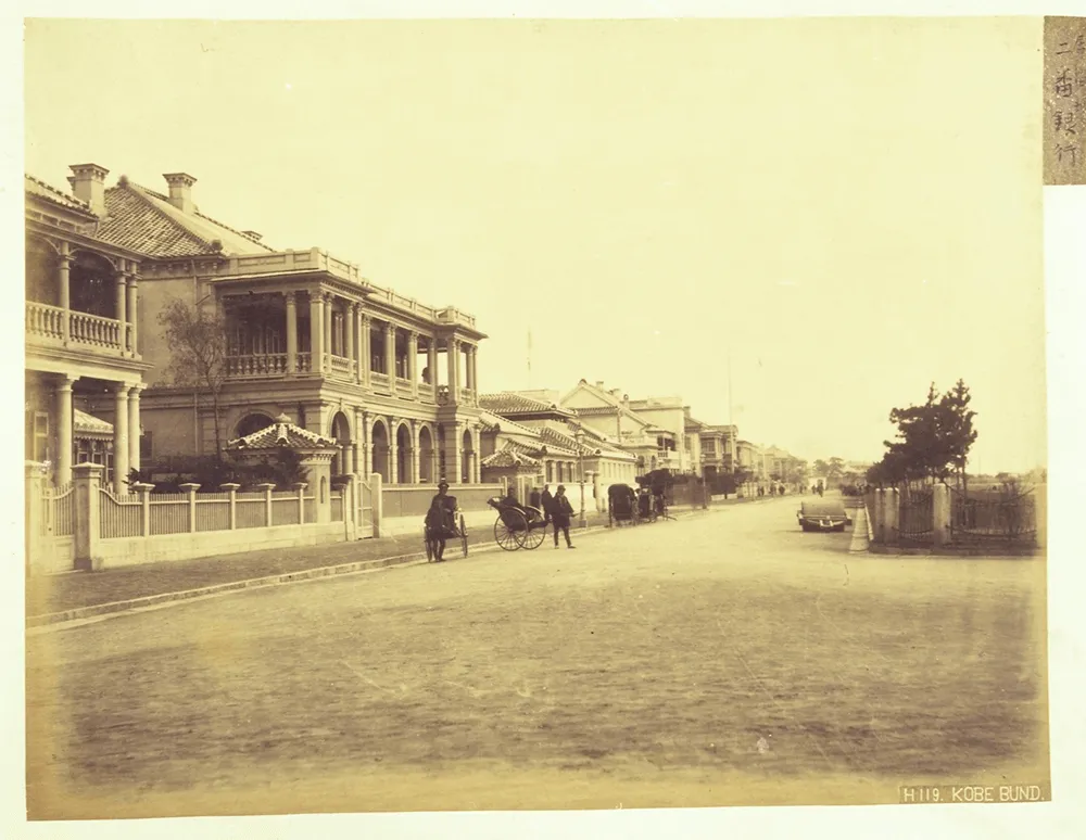 メリケン波止場から東を望む