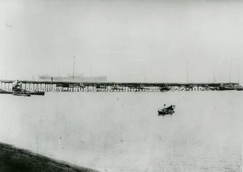 明治中期の外国桟橋