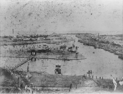 兵庫運河の風景