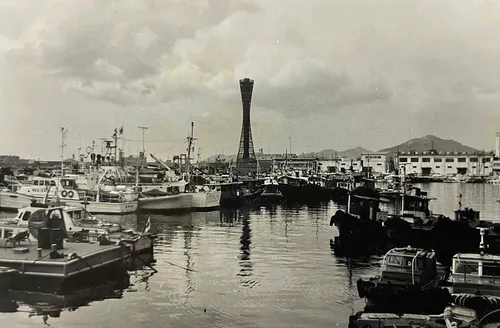 昭和40年代の神戸港