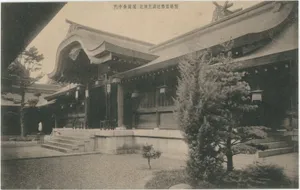 湊川神社 祝詞舎中門