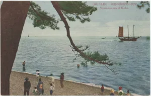 須磨の浦海浜の眺望